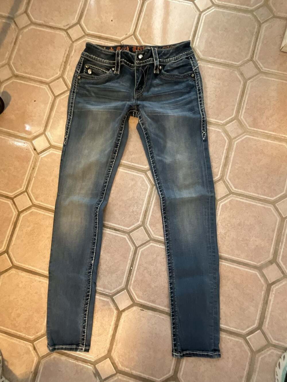 Rock Revival Adele Skinny Jeans size 28